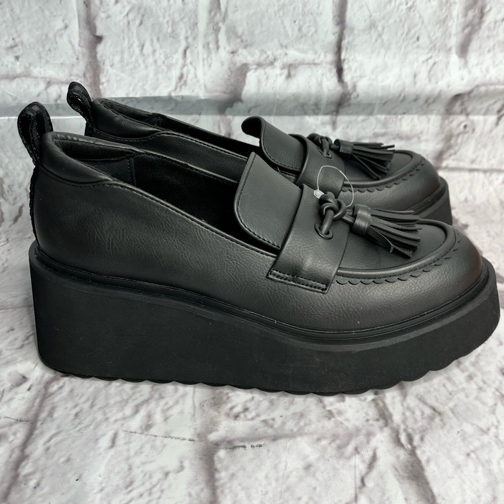 Rocket Dog women’s black platform oxfords rare find size 9
